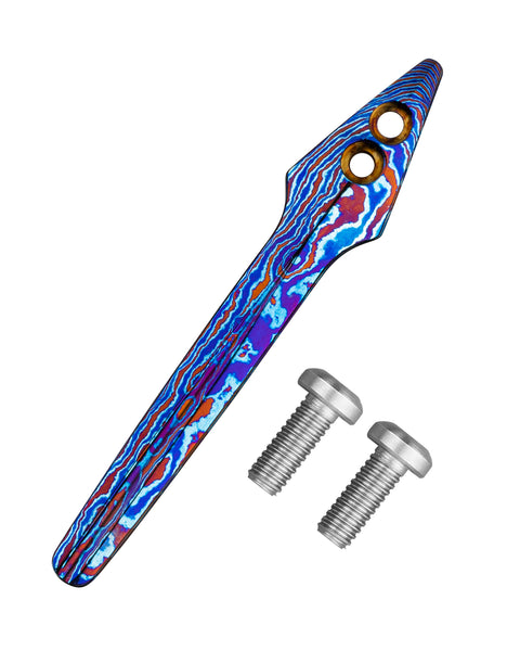 BESTECH IKA DAGGER Timascus Pocket Clip with Screws BT2602-TC