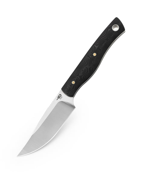 BESTECH HEIDIBLACKSMITH#1 BFK01D Carbon Fiber Handle 3.15" D2 Blade
