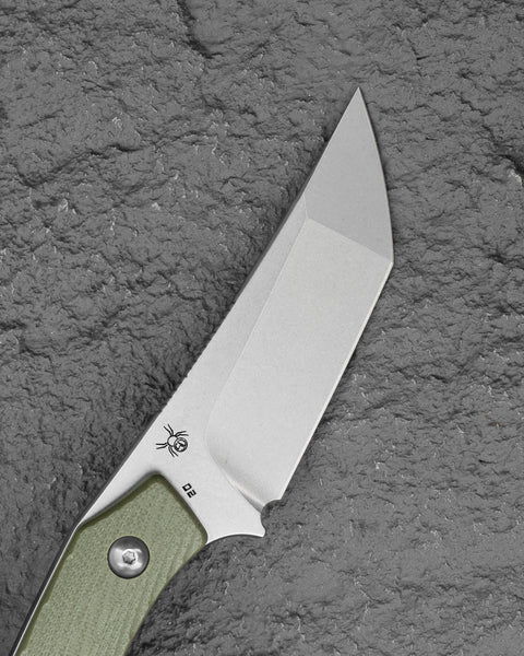 BESTECH STEP BFK06B 3.193'' D2 Blade Green G10 Handle with Kydex Sheath