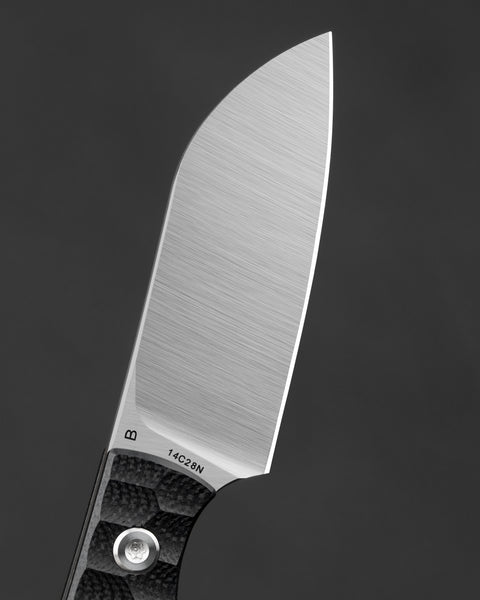 BESTECH HEIDIBLACKSMITH#3 BFK07A Black G10 Handle 2.31" 14C28N Blade