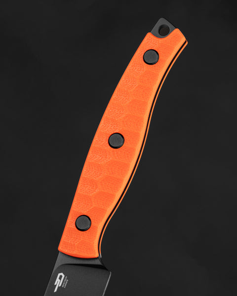 BESTECH HEIDIBLACKSMITH#3 BFK07B Orange G10 Handle 2.31" 14C28N Blade