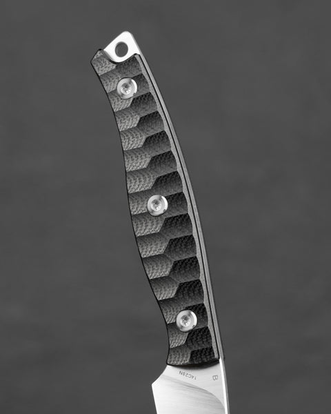 BESTECH HEIDIBLACKSMITH#3 BFK08A Black G10 Handle 2.31" 14C28N Blade