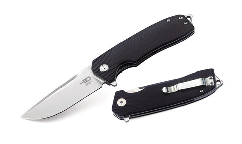 BESTECH LION BG01A Black G10 Handle 3.47" D2 Blade