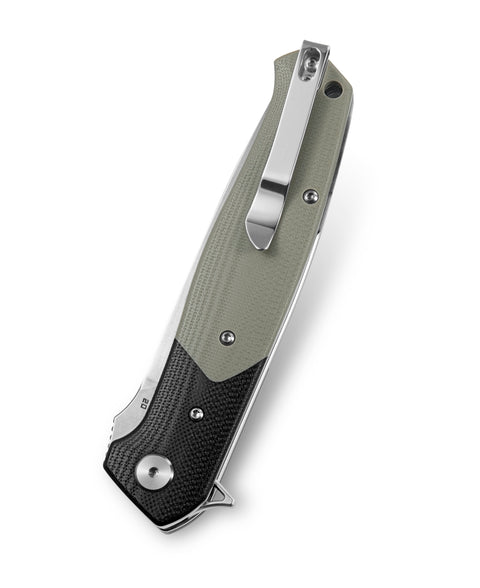 BESTECH SWORDFISH BG03B Black and Beige G10  Handle 3.94" D2 Blade