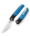 BESTECH SWORDFISH BG03D Black and blue G10 Handle 3.94