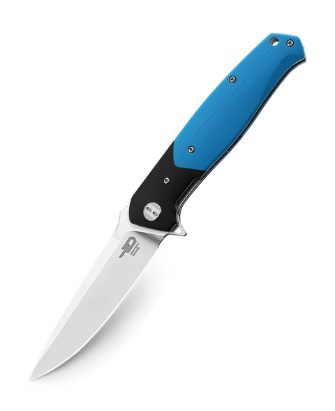 BESTECH SWORDFISH BG03D Black and blue G10 Handle 3.94" D2 Blade