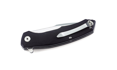 BESTECH WARWOLF BG04A Black G10 Handle 3.5" D2 Blade