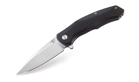 BESTECH WARWOLF BG04A Black G10 Handle 3.5" D2 Blade
