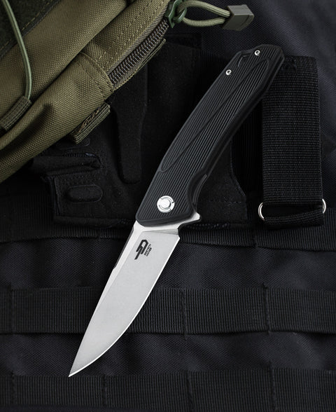 BESTECH SPIKE GRN Handle: 3.54" 12C27 Blade BG09A-2