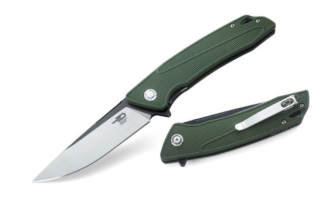 BESTECH SPIKE GRN Handle: 3.54" 12C27 Blade BG09B-1