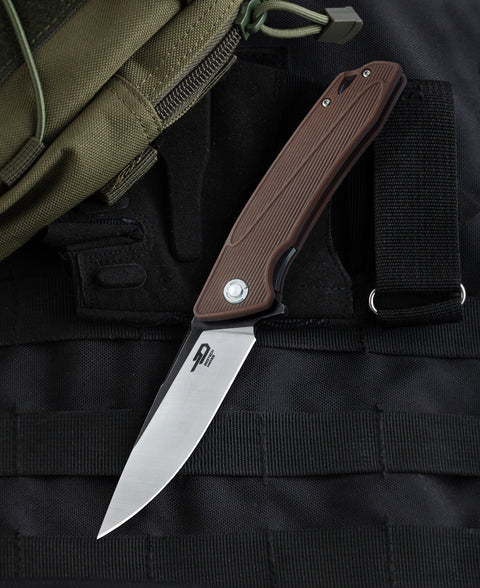 BESTECH SPIKE GRN Handle: 3.54" 12C27 Blade BG09C-1