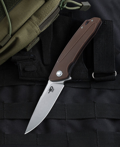 BESTECH SPIKE GRN Handle: 3.54" 12C27 Blade BG09C-2