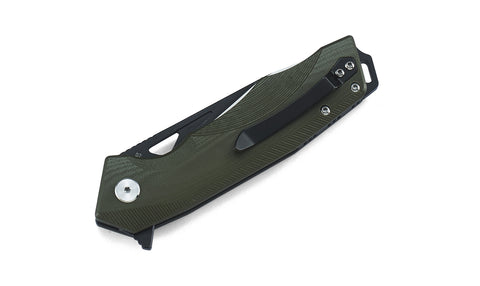 BESTECH TOUCAN G10 Handle: 3.47" D2 Blade BG14B-2