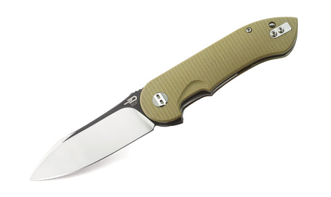 BESTECH TORPEDO G10 Handle: 3.21" D2 Blade BG17B-1