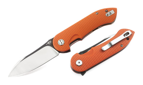 BESTECH TORPEDO G10 Handle: 3.21" D2 Blade BG17D-2