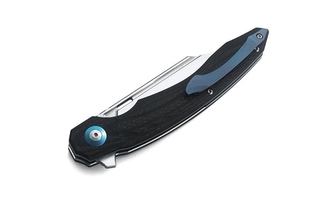 BESTECH FANGA BG18C Interlayer with Carbon Fiber and G10 Handle 4.25" D2 Blade