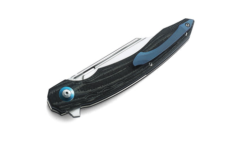 BESTECH FANGA BG18D Interlayer with Carbon Fiber and G10 Handle 4.25" D2 Blade