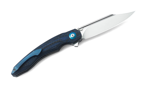 BESTECH FANGA BG18E Interlayer with Carbon Fiber and G10 Handle 4.25" D2 Blade