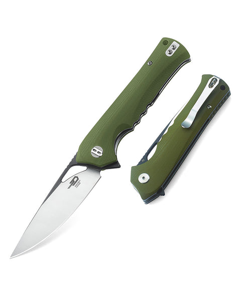 BESTECH MUSKIE BG20B-2 3.54" D2 Blade G10 Handle