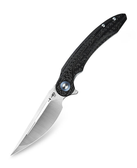 BESTECH IRIDA BG25D Interlayer with Carbon Fiber and G10 Handle 3.82" 14C28N Blade