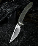BESTECH IRIDA BG25F Interlayer with Carbon Fiber and G10 Handle 3.82