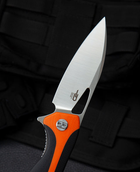 BESTECH KOMODO G10 Handle: 3.35" D2 Blade BG26C