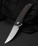 BESTECH SWIFT BG30B-1: Black Micarta Handle 3.54