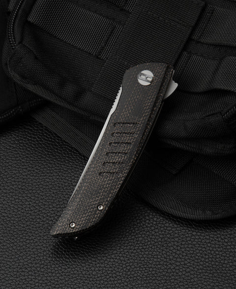 BESTECH SWIFT BG30B-1: Black Micarta Handle 3.54" D2 Blade