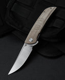 BESTECH SWIFT BG30C-1: Beige Micarta Handle 3.54