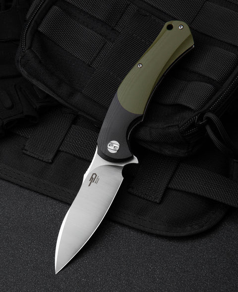 BESTECH PENGUIN G10 Handle: 3.62" D2 Blade BG32A