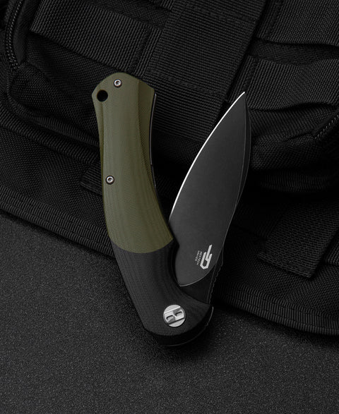 BESTECH PENGUIN G10 Handle: 3.62" D2 Blade BG32E