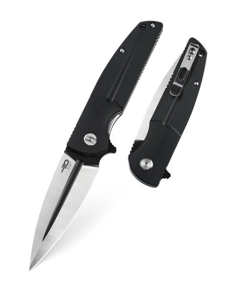 BESTECH FIN G10 Handle: 3.67" 14C28N Blade BG34A-2