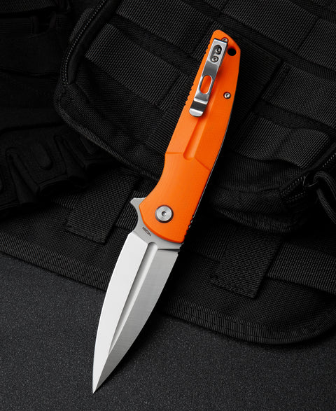 BESTECH FIN G10 Handle: 3.67" 14C28N Blade BG34B-1