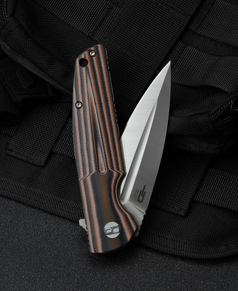 BESTECH FIN G10 Handle: 3.67" 14C28N Blade BG34C-1