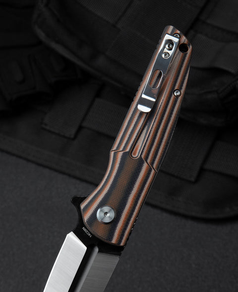 BESTECH FIN G10 Handle: 3.67" 14C28N Blade BG34C-2