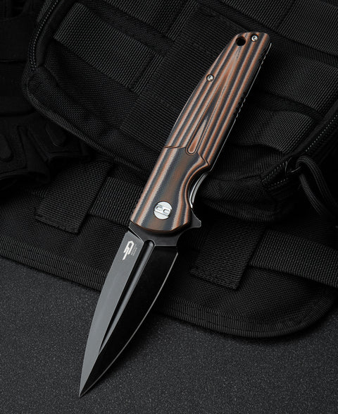 BESTECH FIN G10 Handle: 3.67" 14C28N Blade BG34C-3