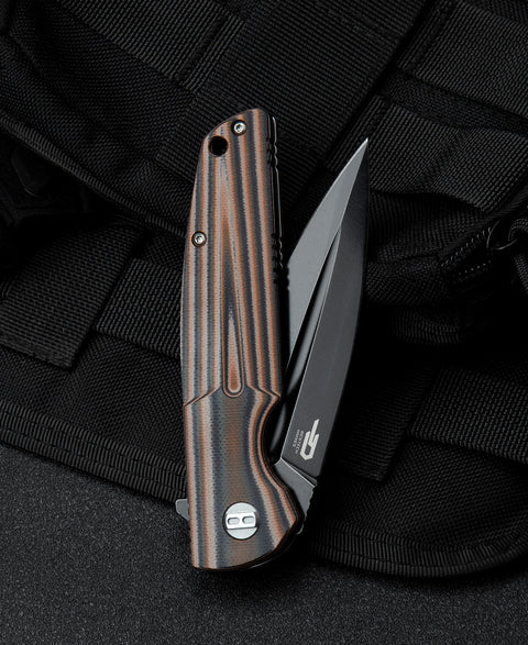 BESTECH FIN G10 Handle: 3.67" 14C28N Blade BG34C-3