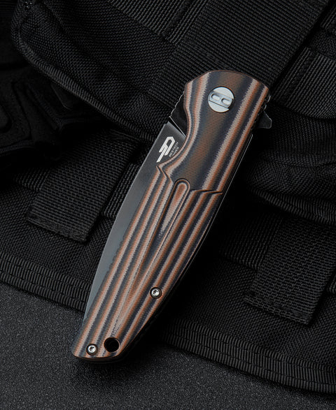 BESTECH FIN G10 Handle: 3.67" 14C28N Blade BG34C-3