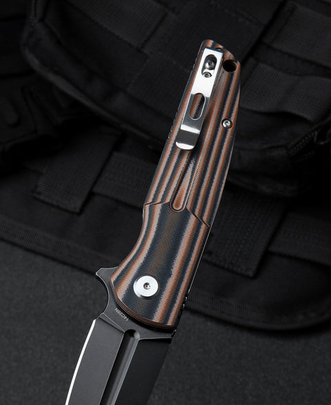 BESTECH FIN G10 Handle: 3.67" 14C28N Blade BG34C-3