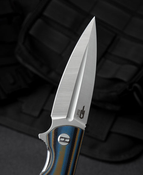 BESTECH FIN G10 Handle: 3.67" 14C28N Blade BG34D-1