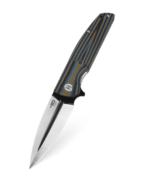 BESTECH FIN G10 Handle: 3.67" 14C28N Blade BG34D-2