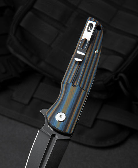 BESTECH FIN G10 Handle: 3.67" 14C28N Blade BG34D-3