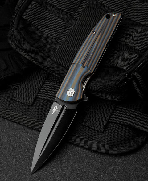 BESTECH FIN G10 Handle: 3.67" 14C28N Blade BG34D-3