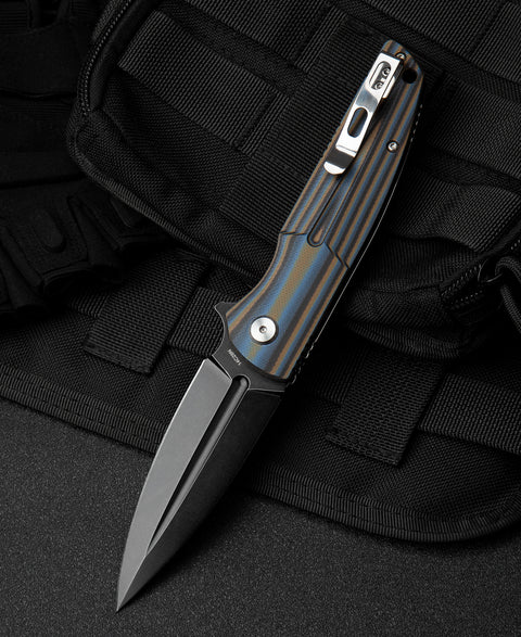 BESTECH FIN G10 Handle: 3.67" 14C28N Blade BG34D-3