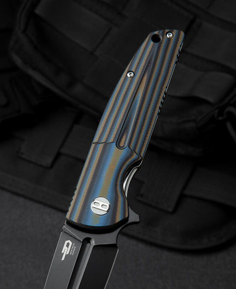 BESTECH FIN G10 Handle: 3.67" 14C28N Blade BG34D-3