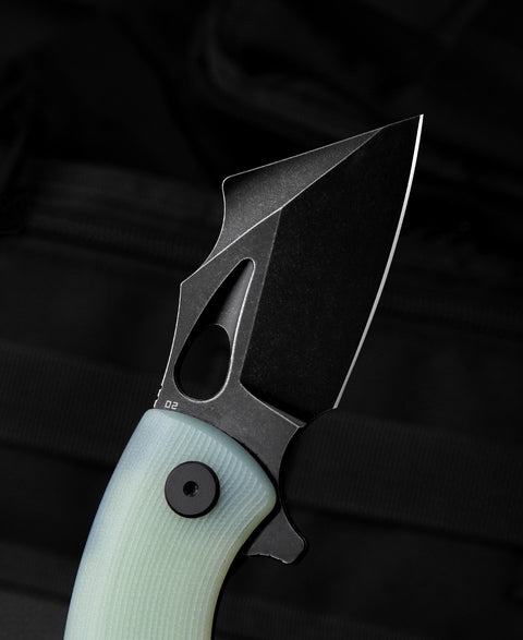 BESTECH LIZARD Transparent G10 Handle: 2.4" D2 Blade BG39E