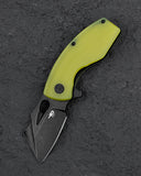 BESTECH LIZARD Lime Green G10 Handle: 2.4
