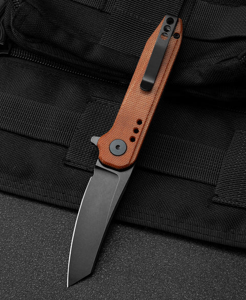 BESTECH SYNTAX Natural micarta Handle: 2.84" 14C28N Blade BG40F