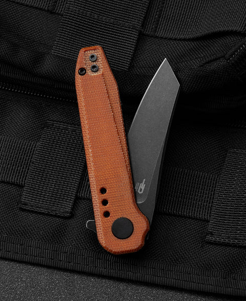 BESTECH SYNTAX Natural micarta Handle: 2.84" 14C28N Blade BG40F
