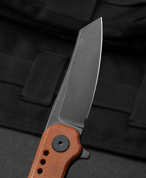 BESTECH SYNTAX Natural micarta Handle: 2.84" 14C28N Blade BG40F